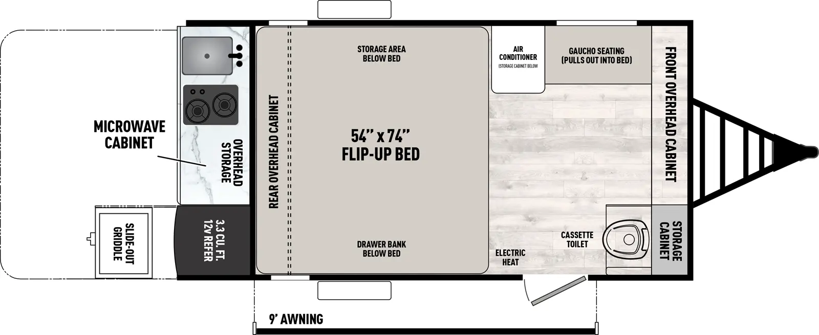 Clipper Rok 12000ROK Floorplan